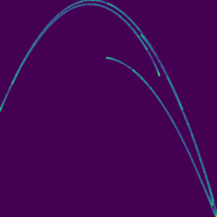 Henon Near-Crisis (a=1.2) phase plot