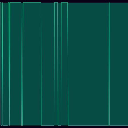 Rule 110 timeseries